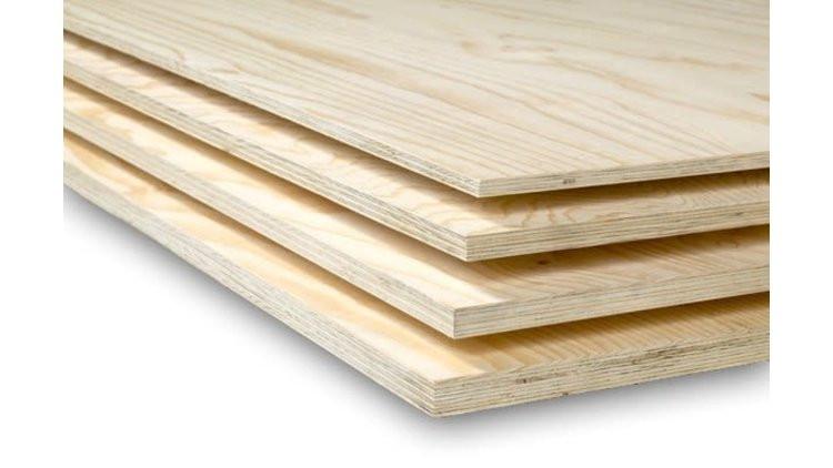 Underlayment platen 122x244 diktes 18 en 9 mm ** Aanbeiding **