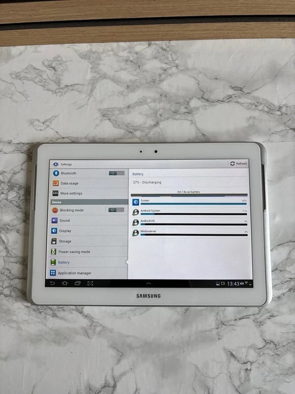 Samsung Galaxy Tab 2 10.1 📱 Wit – Inclusief hoes & kabel