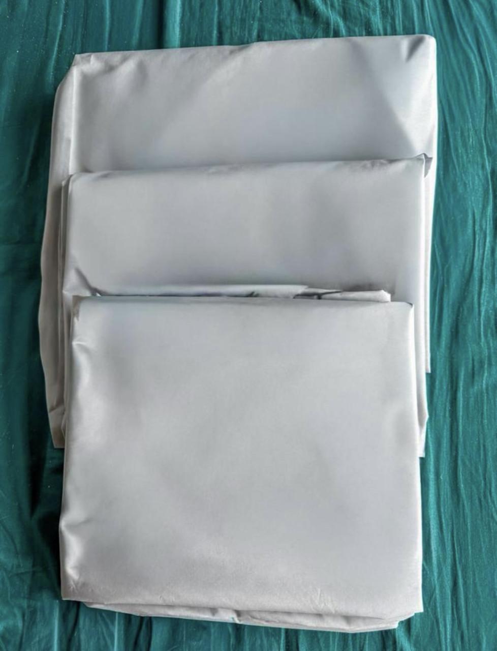 3 stuks nieuw grijs Ikea gordijnen BENGTA