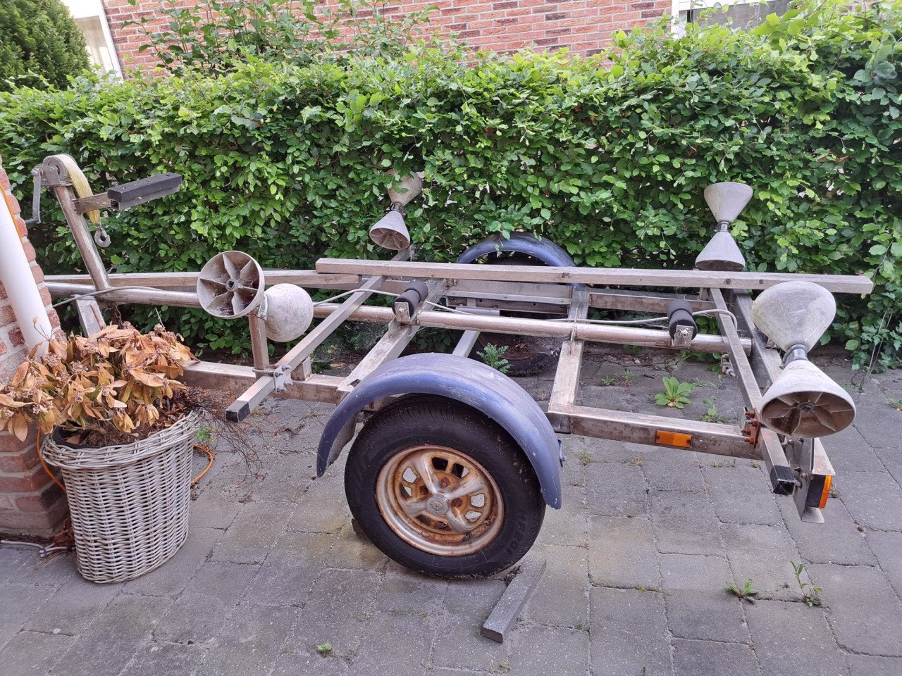 Rubberboot met 15 pk