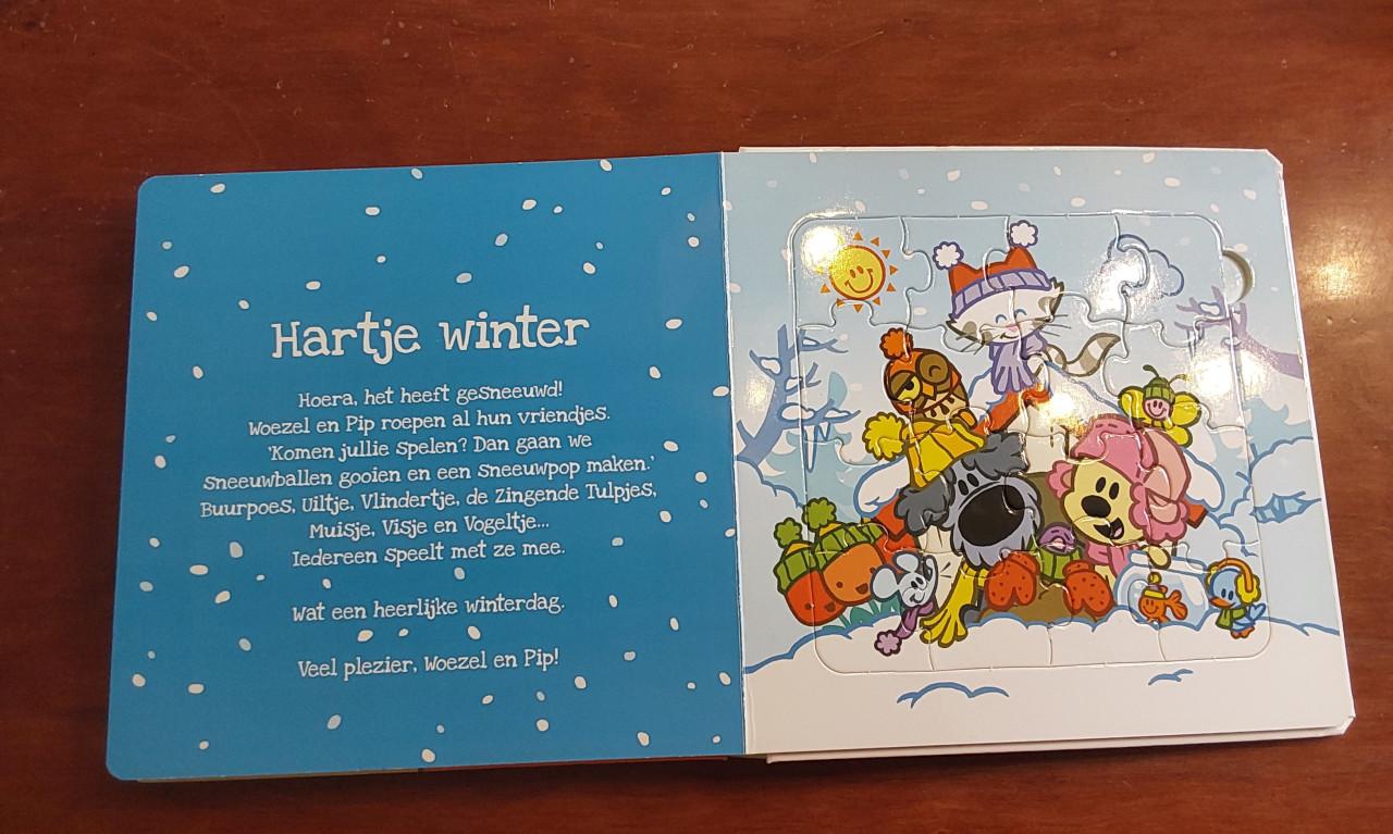Originele Woezel en Pip puzzelboek