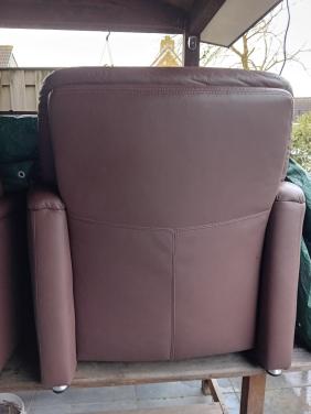 Leren fauteuils