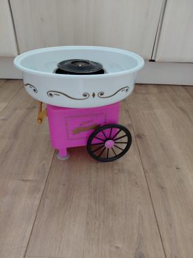 Roze suikerspinmachine