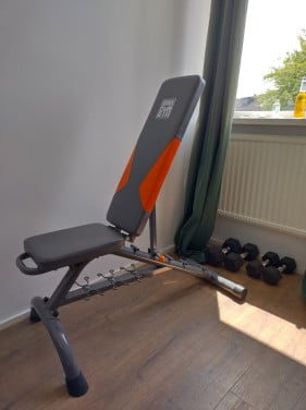 Orange Gym – Verstelbare Fitnessbank