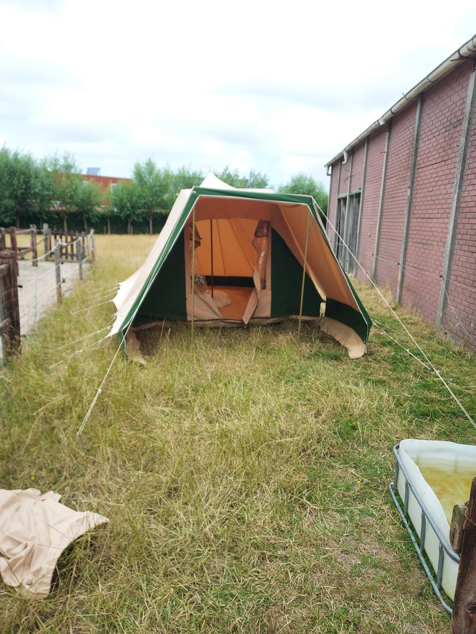 Bijna Gratis koopje piramide tent biesbos