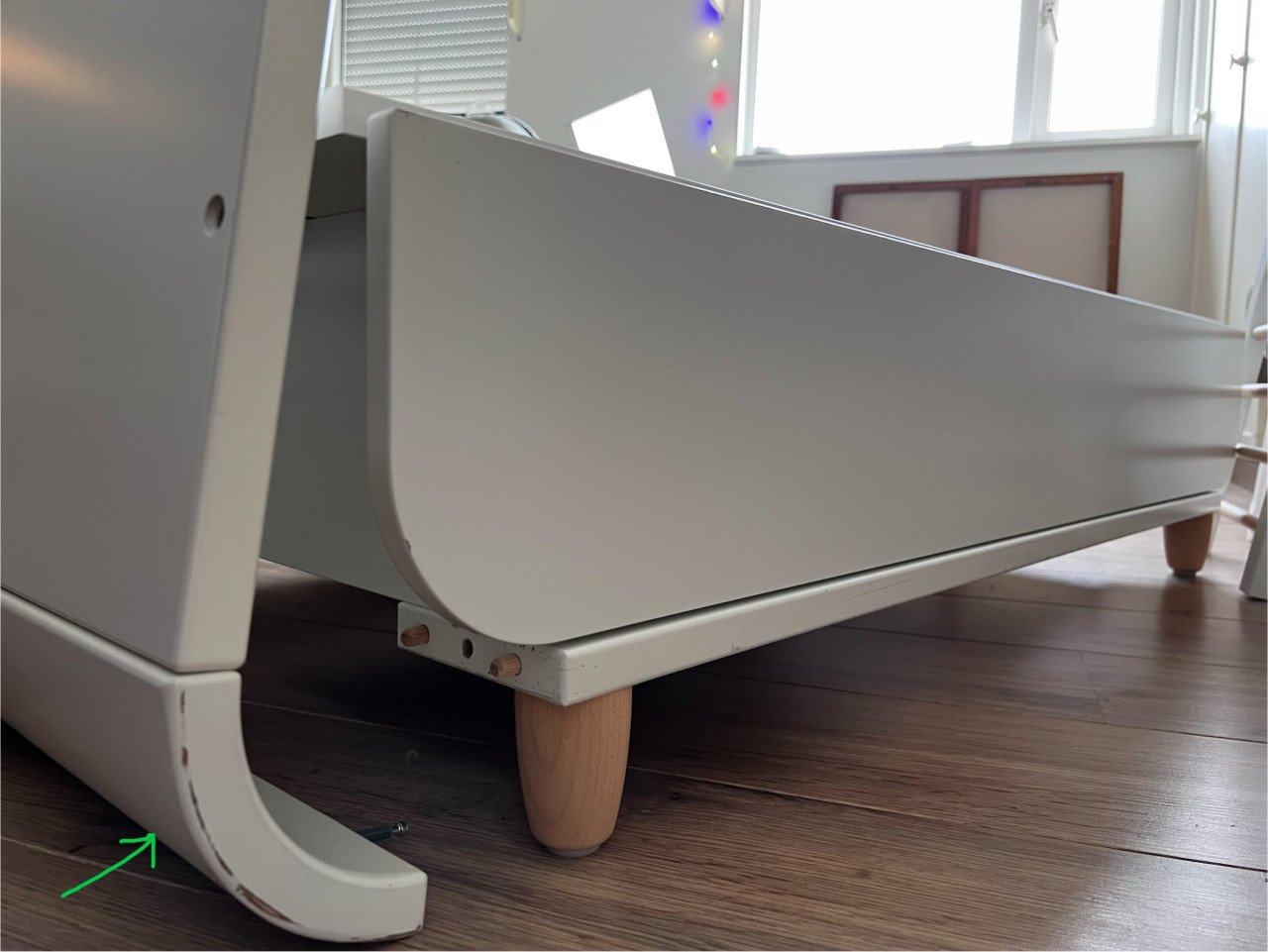 Babybedje + commode IKEA MYLLRA