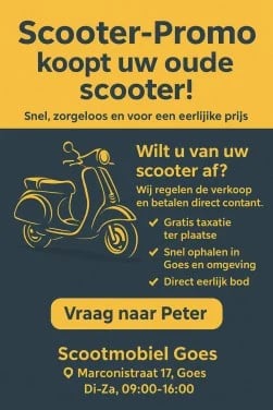 Verkoop uw oude scooter met gemak! in drie stappen
