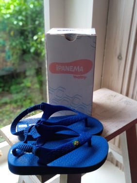 Ipanema slippers blauw ~ slippertjes kind maat 24 (EUR)