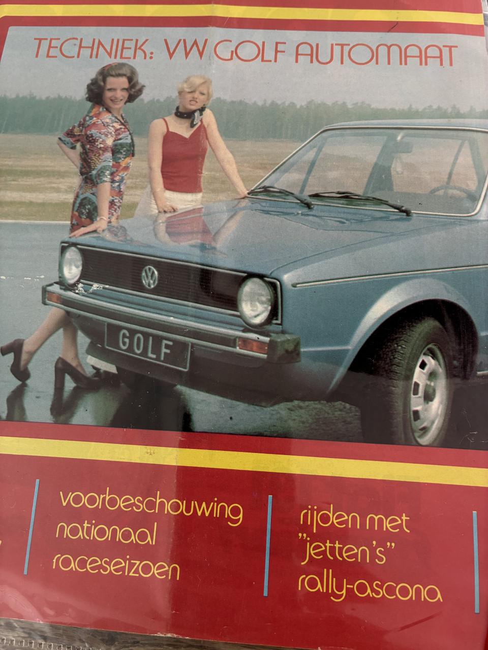 VW Golf I brochure etc