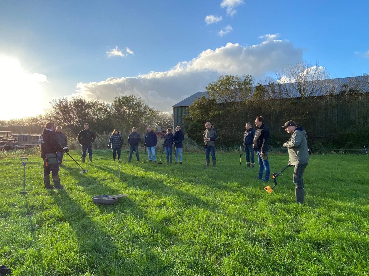 Persooneel- en teambuilding metaaldetectie activiteiten