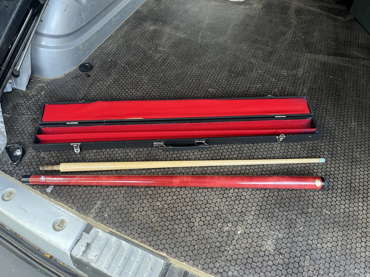 Biljart keu Merk Olympia met koffer 2 stuks