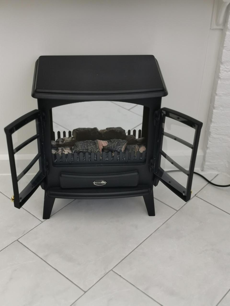 Electrische haard met verwarmingsfunctie