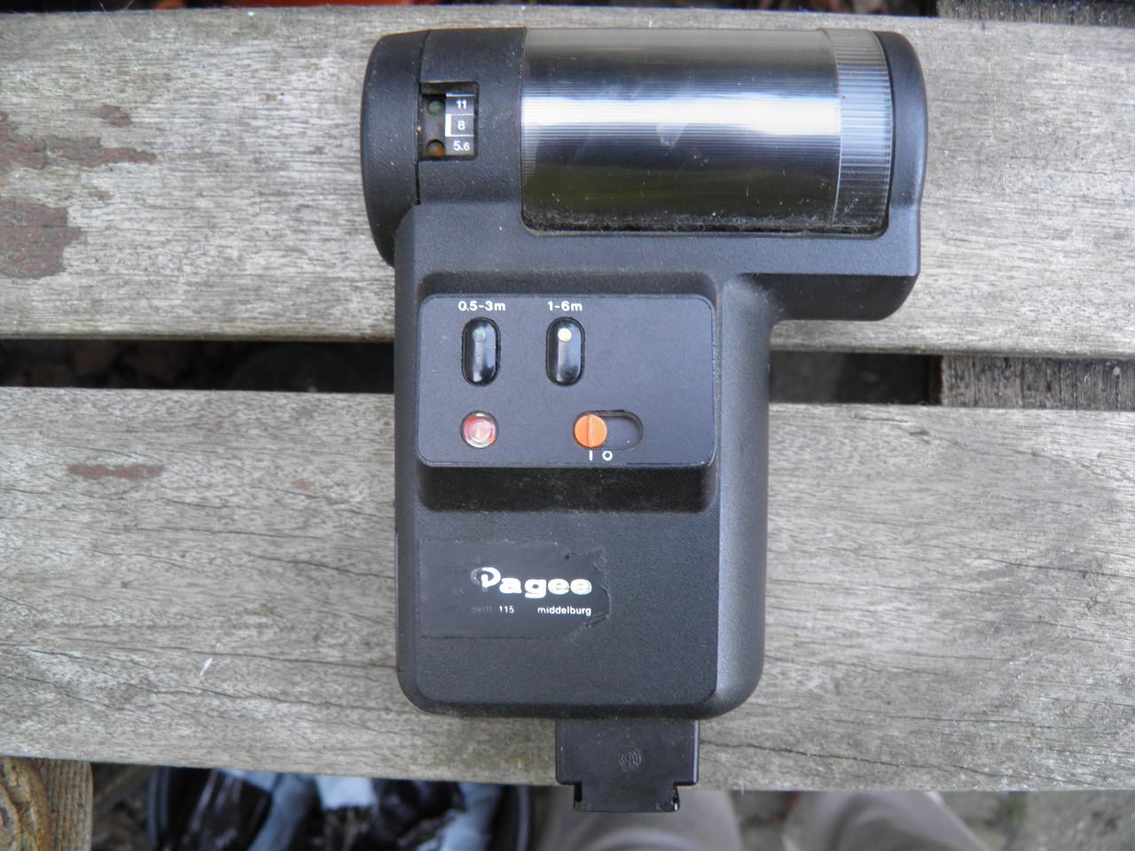 Flitser agfatronic 252 c voor analoge camera werkt