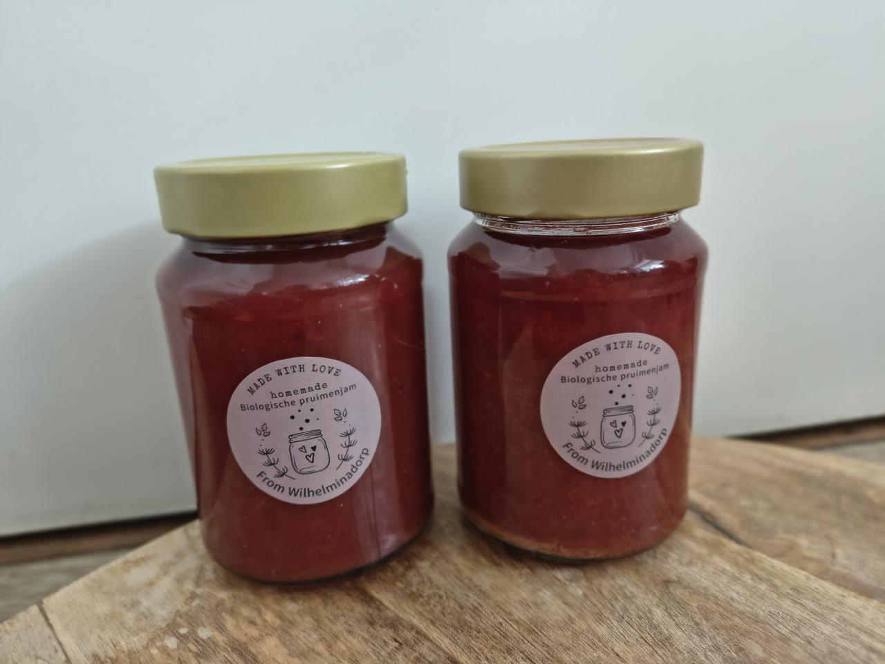 Biologische pruimenjam! Onbespoten pruimen - jam. NIEUW.