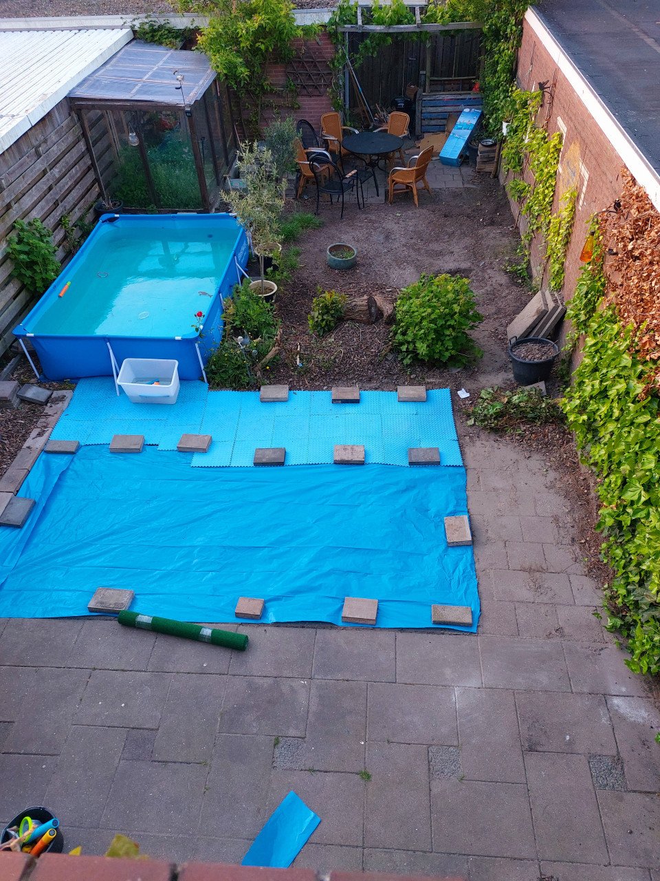 Zwembad 200 x 300 met warmtewisselaar zandfilter