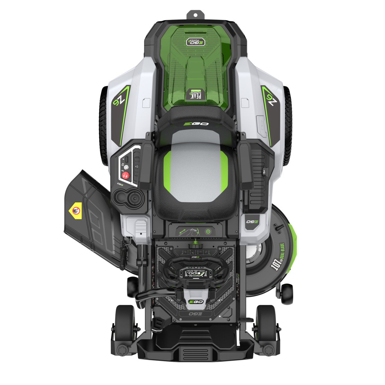 EGO zero turn zitmaaier 107cm met stuur