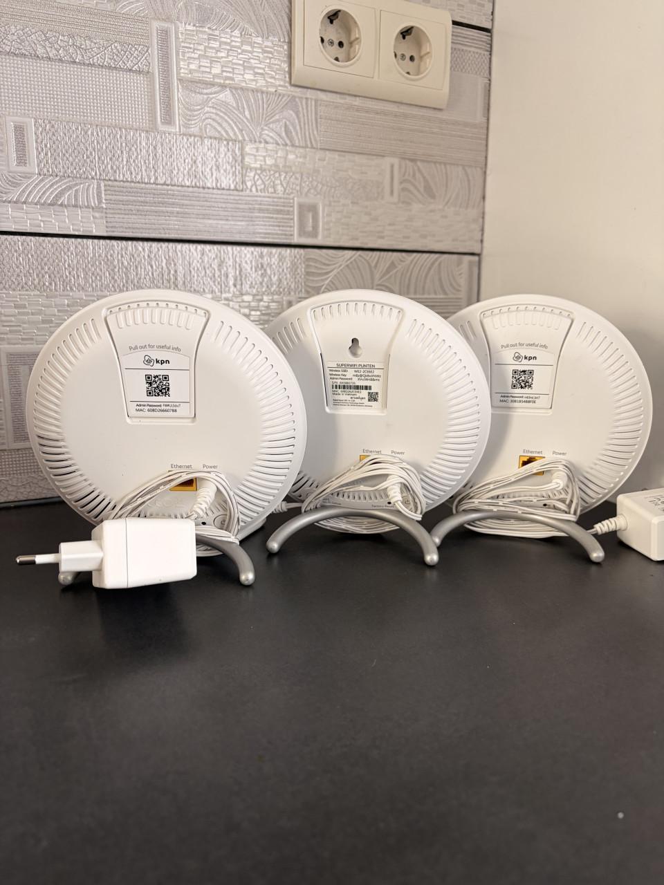 KPN SuperWifi Punten – Set van 3 – WiFi Versterkers