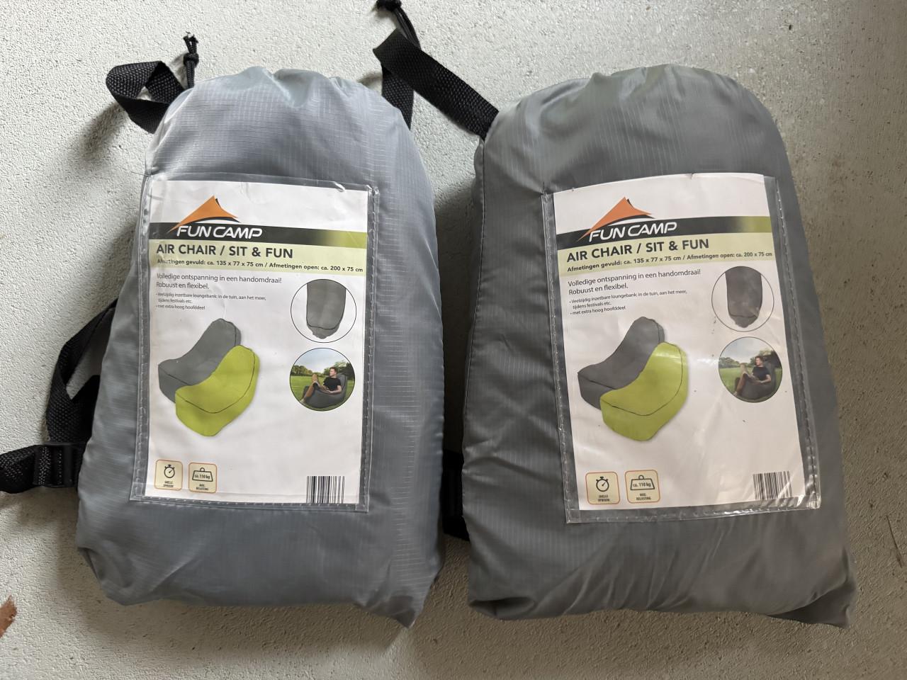 Fun camp air bed 2 stuks