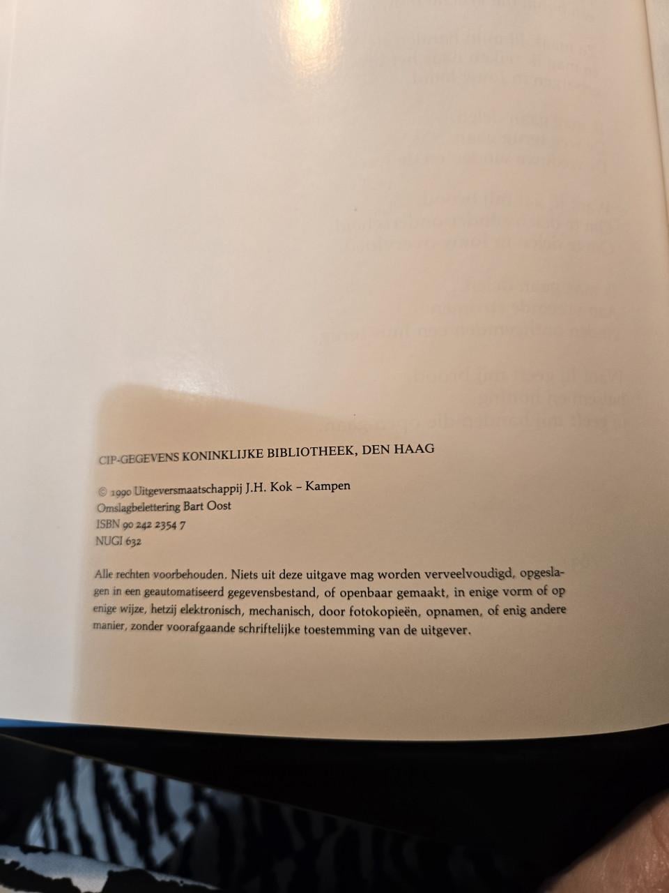 Boek "Leeftocht", een bundel met poëzie en schilderijen 1990