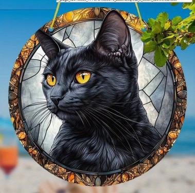 Raamhanger poes - kat