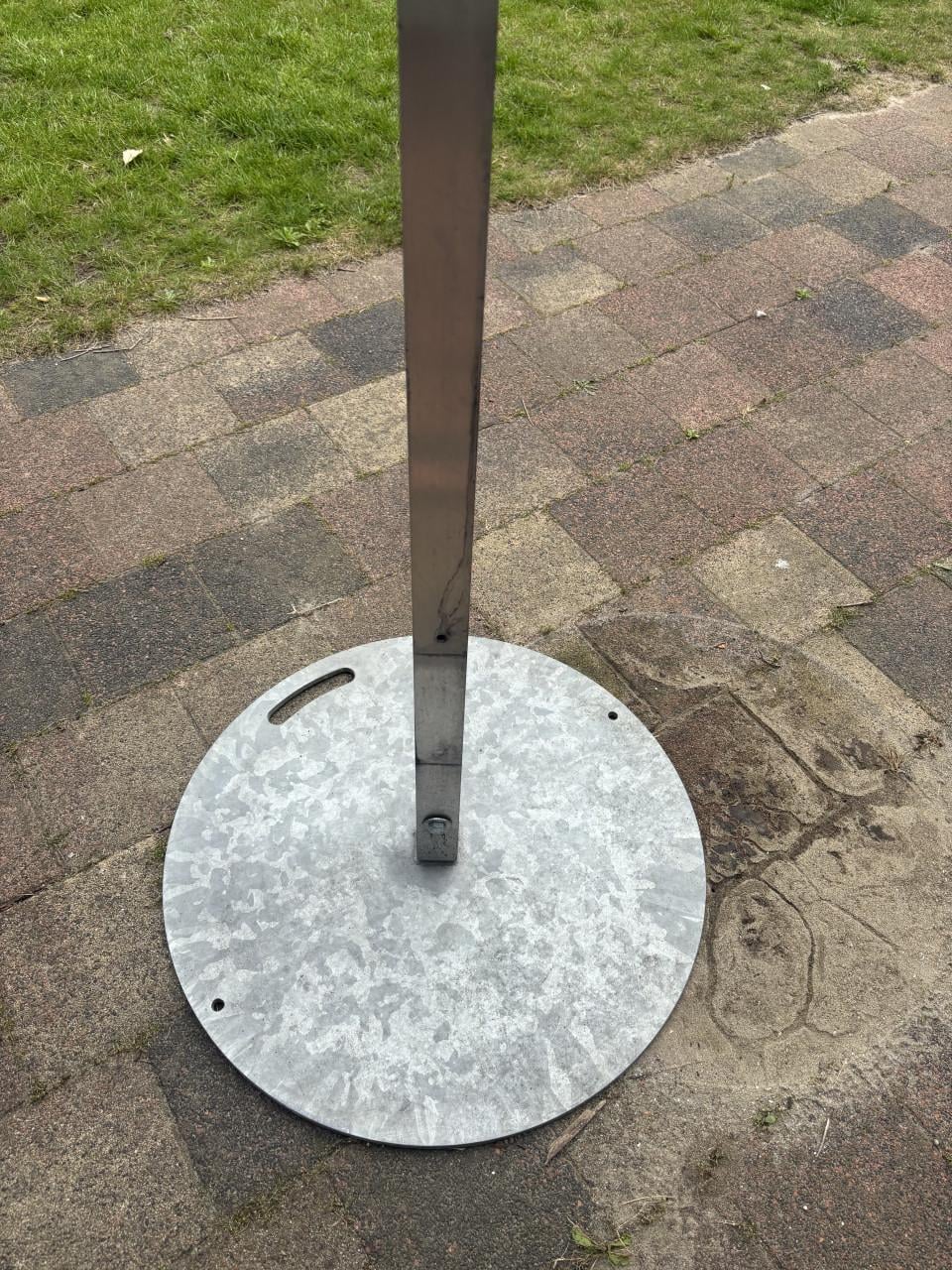 Aluminium korfbalpaal
