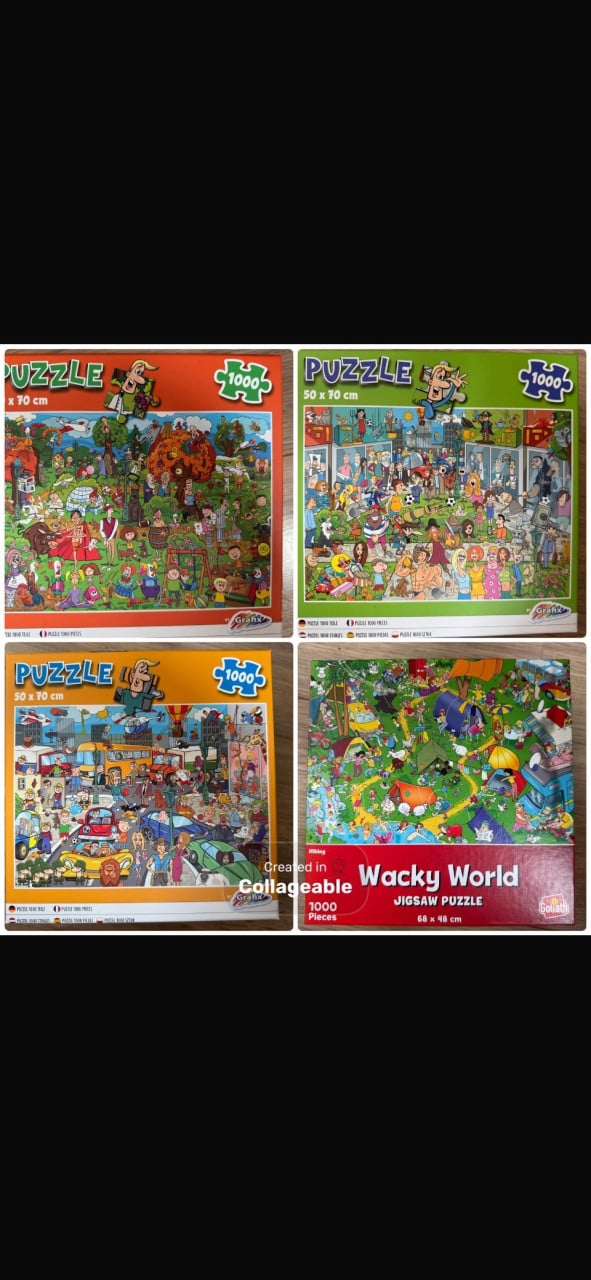 Puzzels!!! 1000 st.