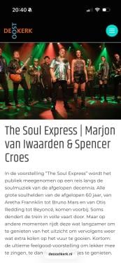 Kaarten soulexpress Marjon van Iwaarden 16 oktober