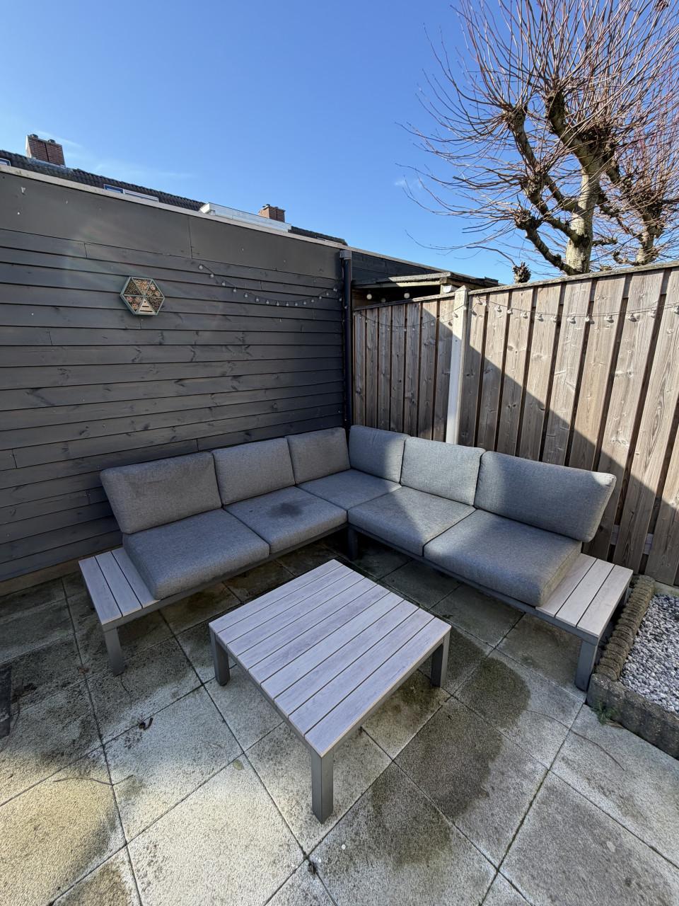 La Sud hoek loungeset incl. tafel – aluminium