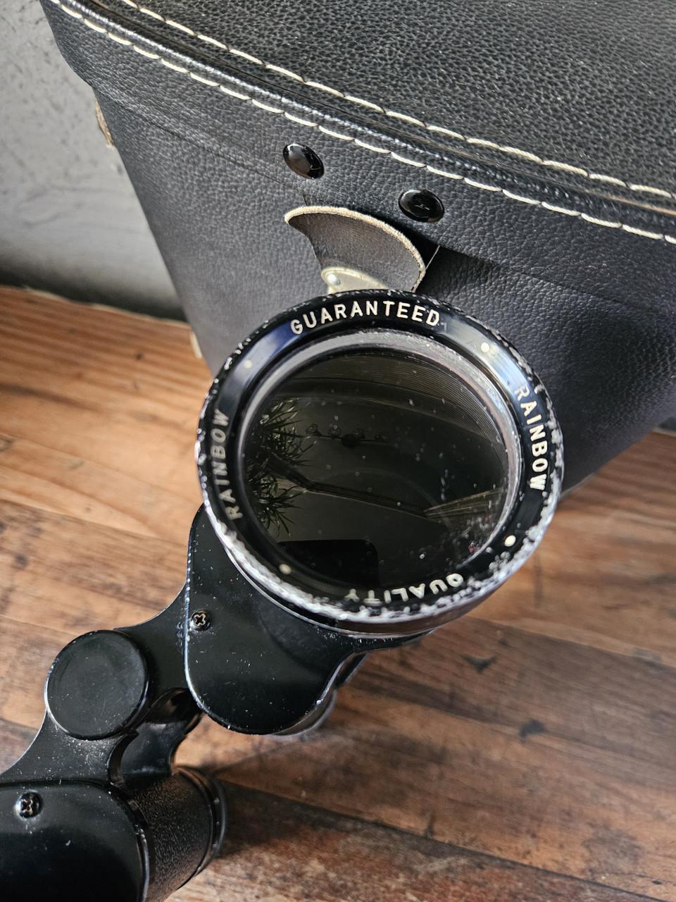 Vintage Rainbow Verrekijker 7x50 met originele tas