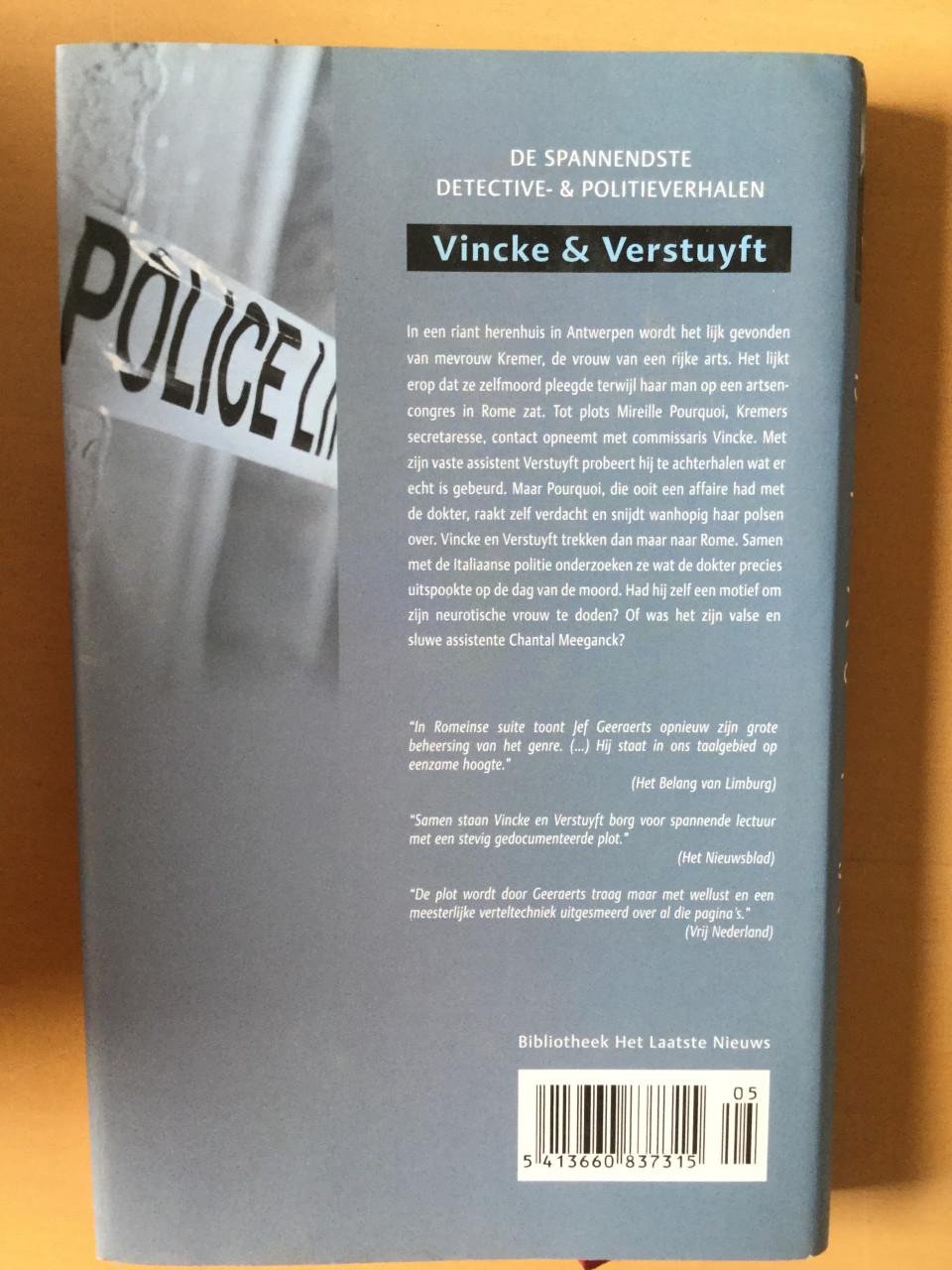 Jef Geeraerts Vincke en Verstuyft: Romeinse Suite