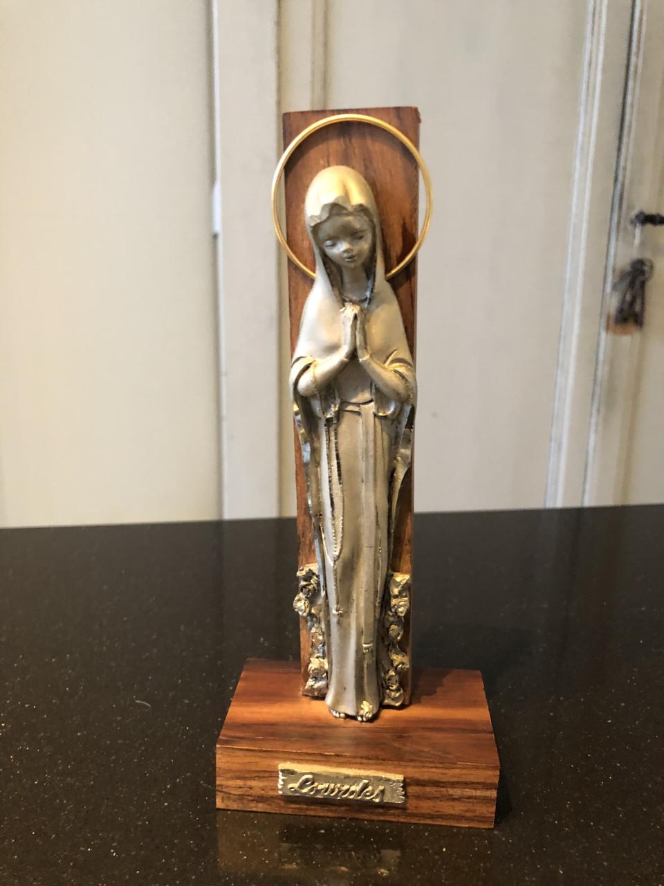 Mooi brocante heilig souveniertje de Lourdes