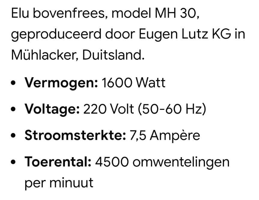 Cirkelzaag ELU MH30 1600W