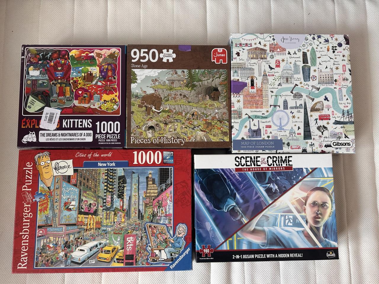 Puzzel verzameling ruim 20.000 stukjes