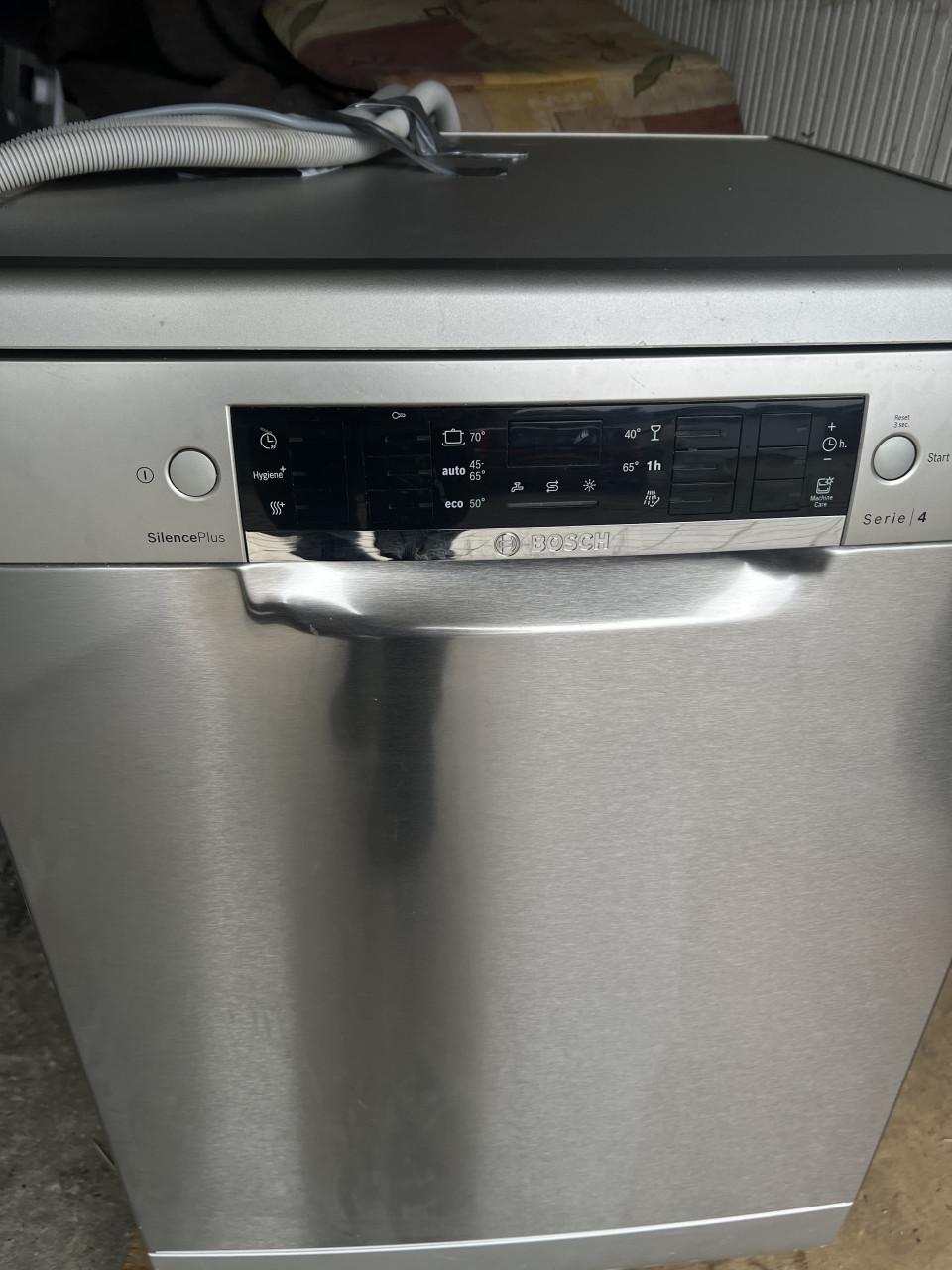 BOSCH vrijstaand RVS vaatwasser 85x60 cm Als nieuw klasse A+