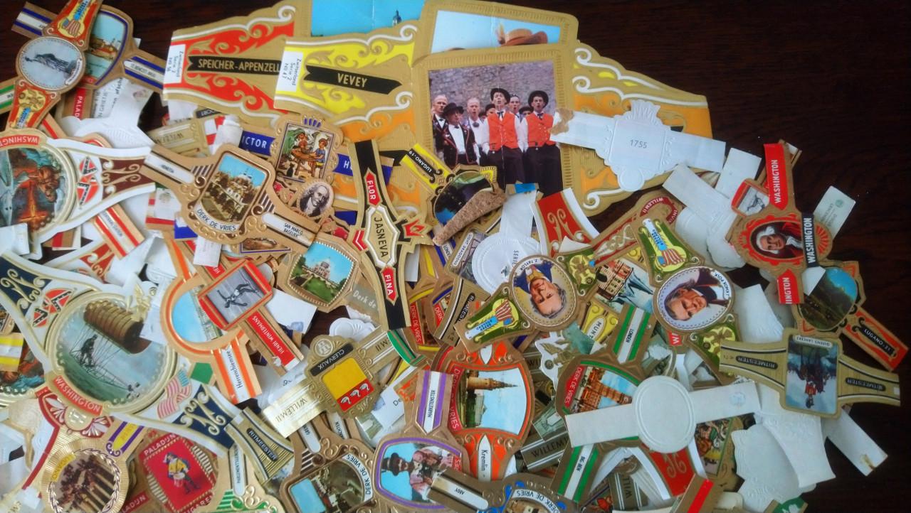 Verzameling sigarenbandjes