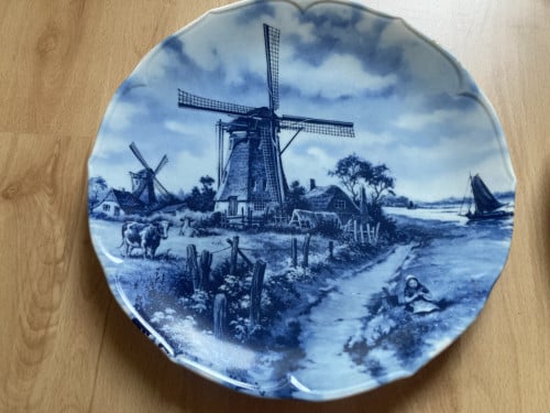 Delftsblauw bord