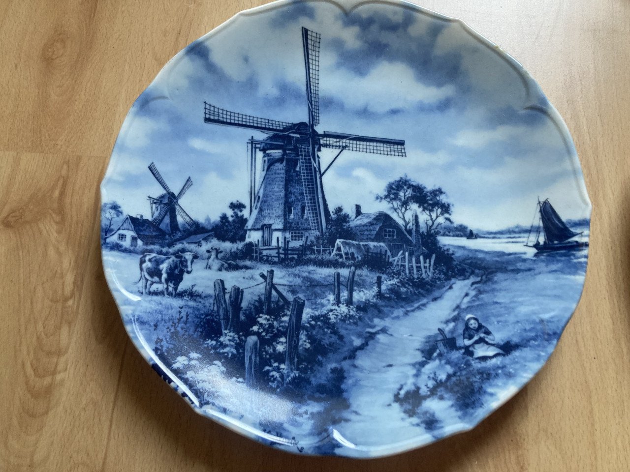 Delftsblauw bord