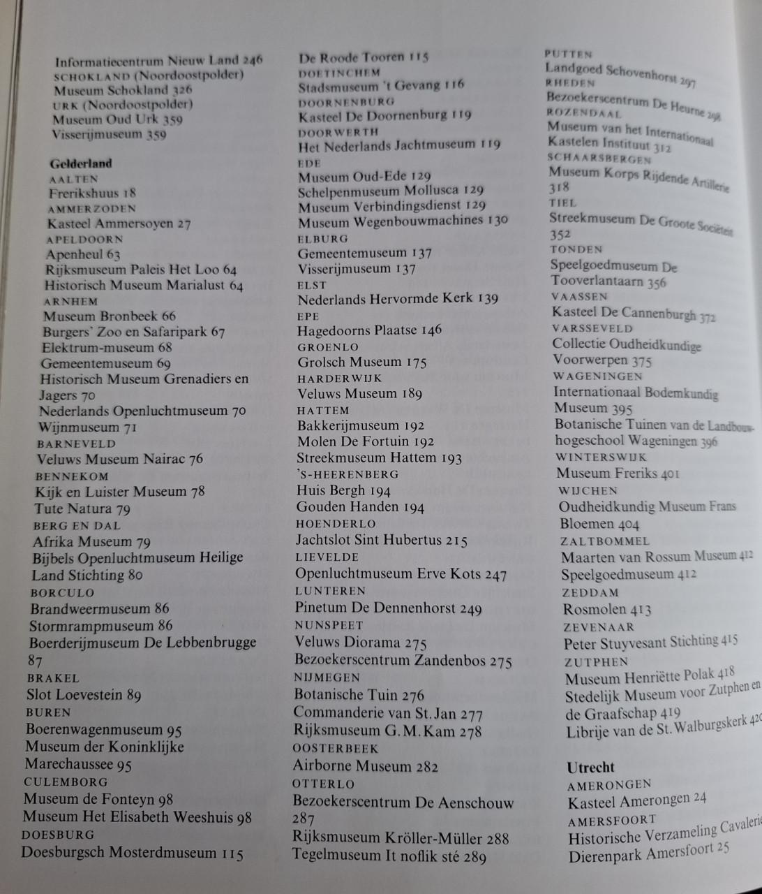 Groot Museumboek, Geïllustreerde gids langs 660 musea van Nederland