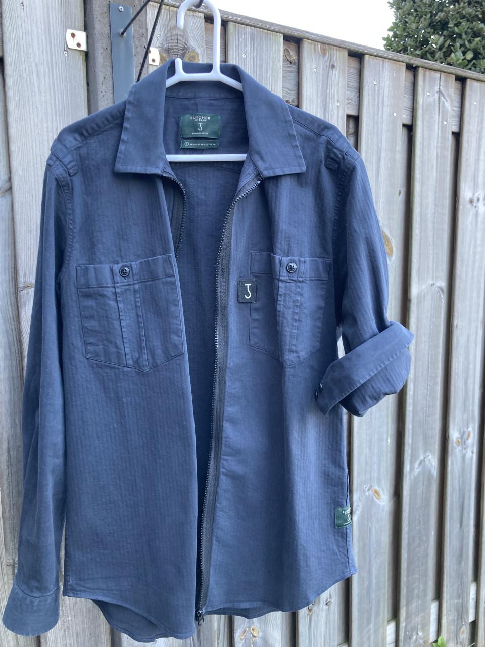 Butcher of blue blouse heren maat S