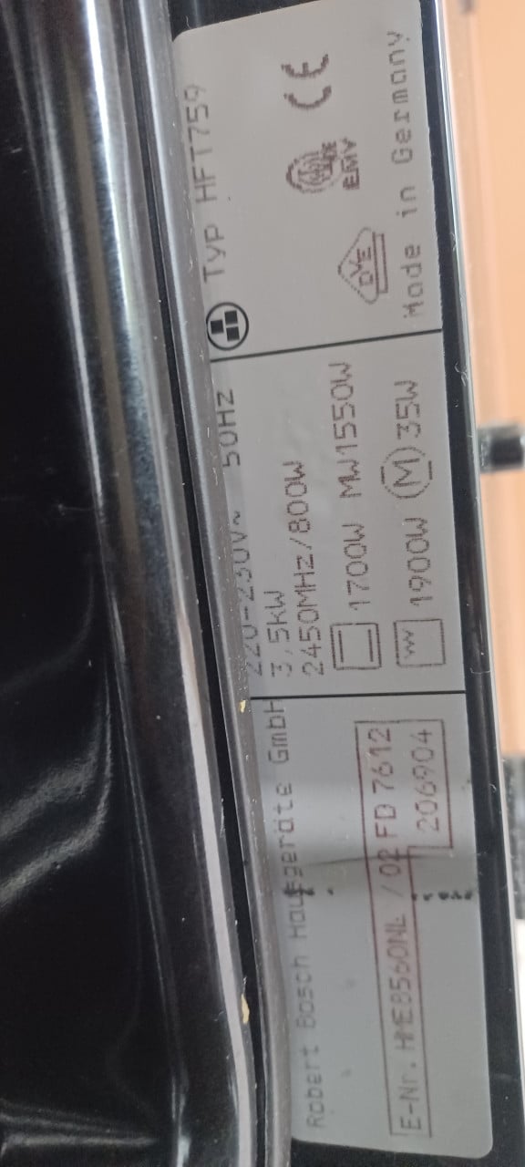 Bosch inbouw combi magnetron / oven