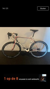 Racefiets Cube GTC Carbon Ultegra.