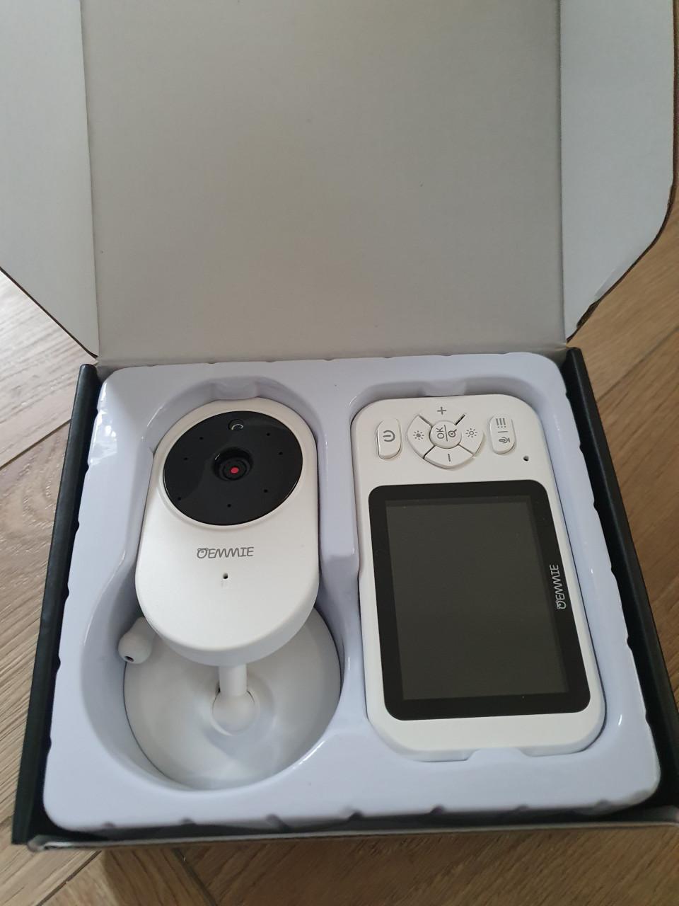 Babyfoon met camera & nachtlampje | 2-wegs audio | zwart