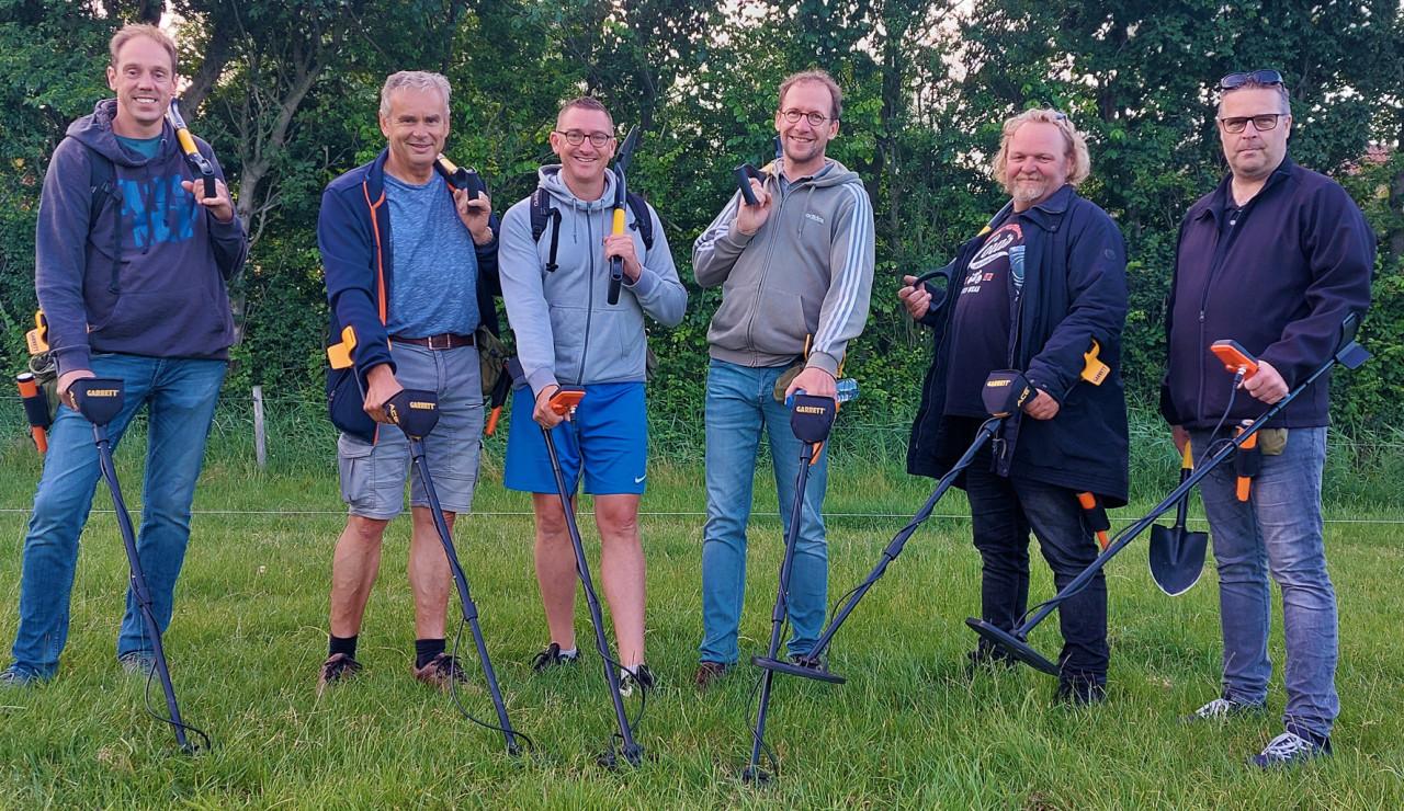 Metaaldetectie workshops op akkers, weilanden en boomgaarden