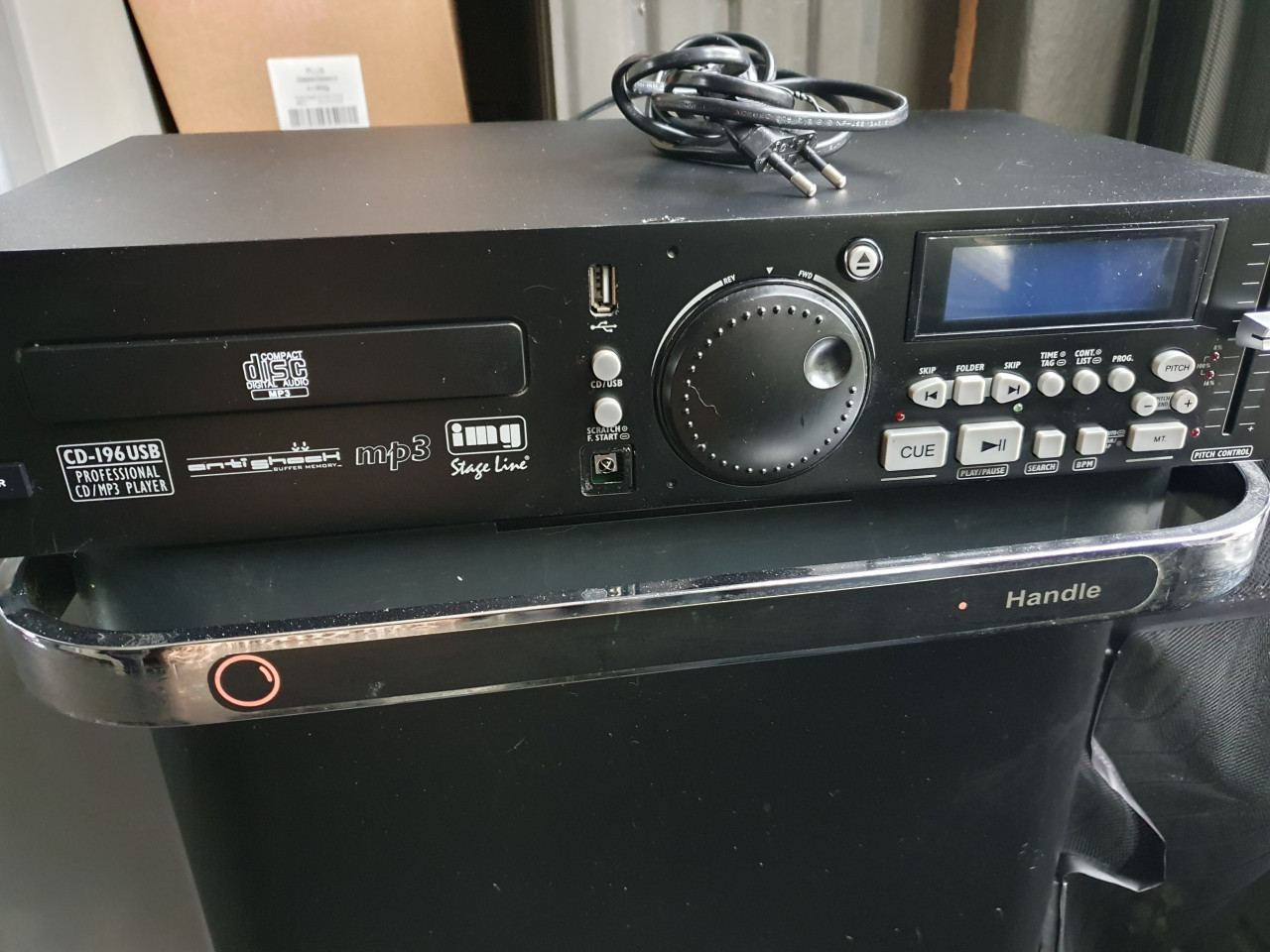 Werkende professionele STAGELINE CD-196USB speler...