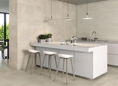 3035-185 ca 3 m² zandkleur wandtegels 20x50 cm, van € 108,72 voor