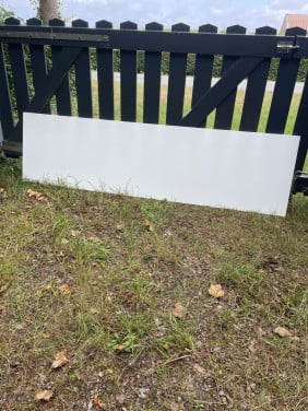Achterwand voor aanrechtblad