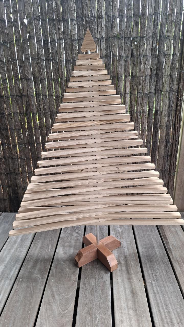 Houten kerstboom