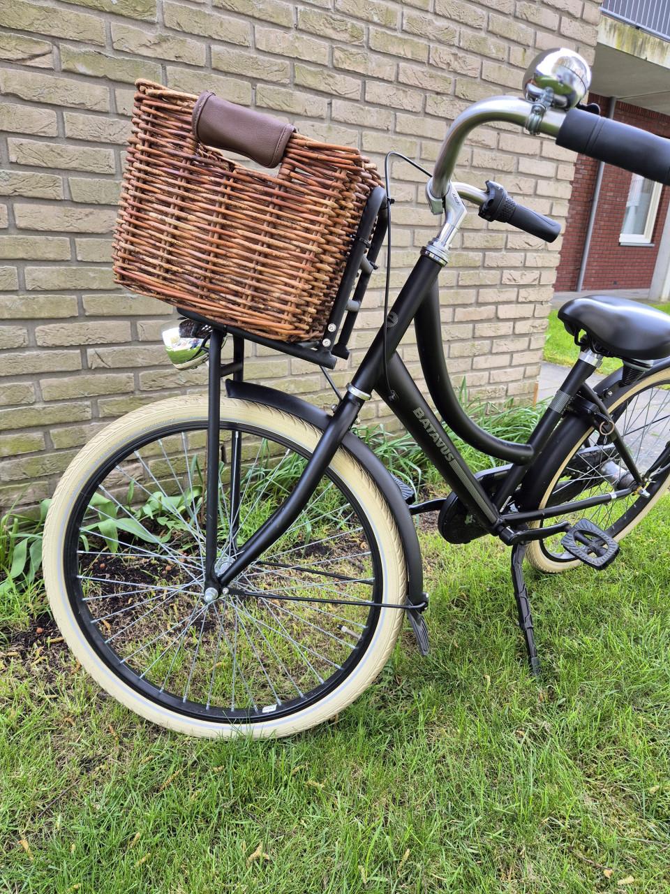 Meisjes transport fiets