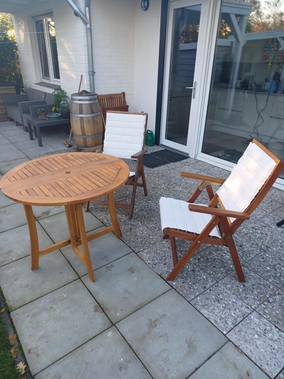 Klapstoelen hardhout