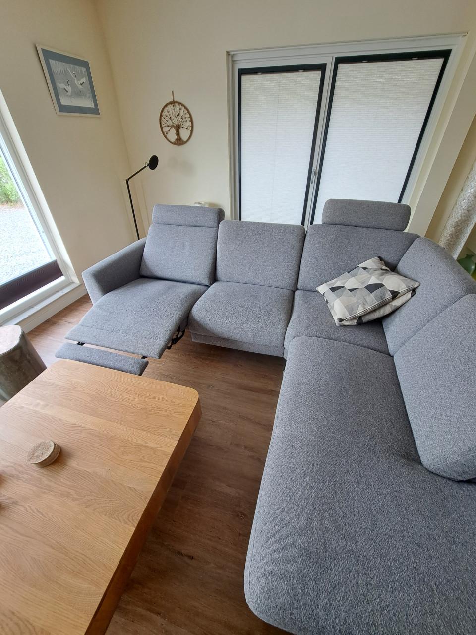 Hoekbank met relax zitting